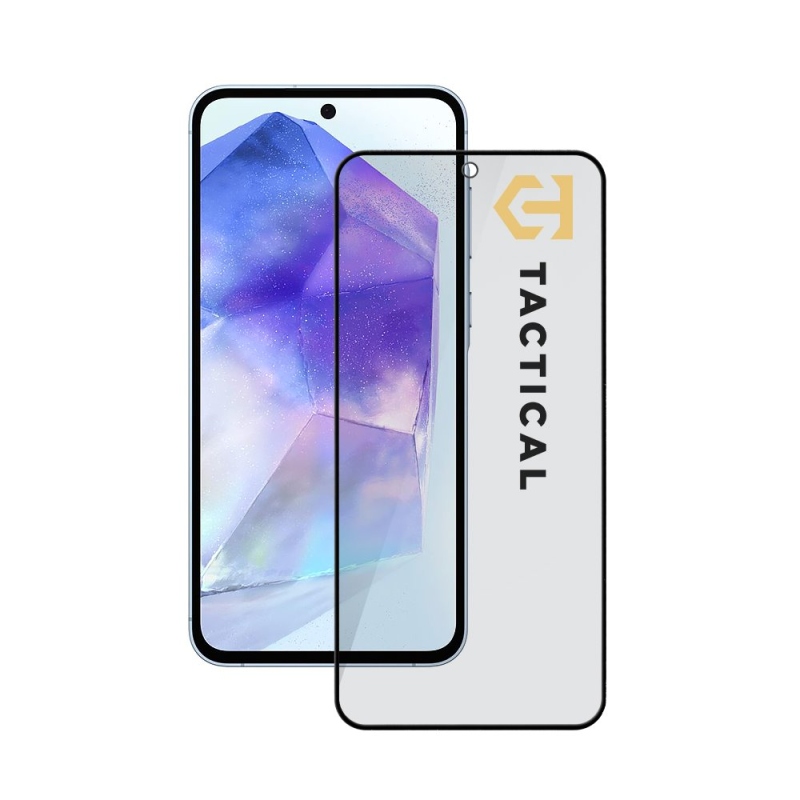 Taktický sklenený štít Privacy Stealth 5D Glass pre Samsung Galaxy A55 5G Black