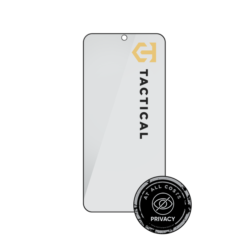 Taktický sklenený štít Privacy Stealth 5D Glass pre Samsung Galaxy A57 Black