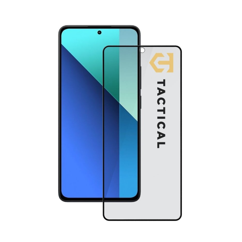 Taktický sklenený štít Privacy Stealth 5D sklo pre Xiaomi Redmi Note 13 4G/5G/14S Black