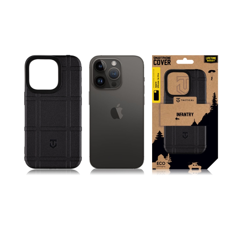 Tactical Infantry Kryt pre Apple iPhone 14 Pro Black