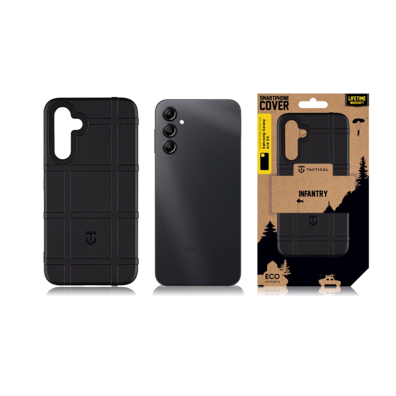 Tactical Infantry Kryt pre Samsung Galaxy A14 4G/A14 5G Black