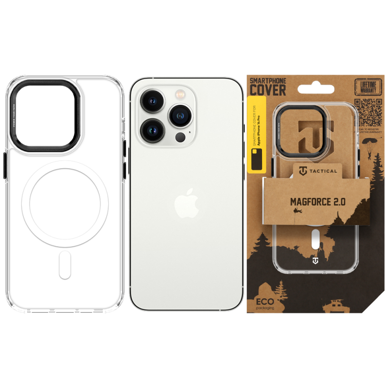 Tactical MagForce 2.0 – puzdro pre Apple iPhone 14 Pro, čierne