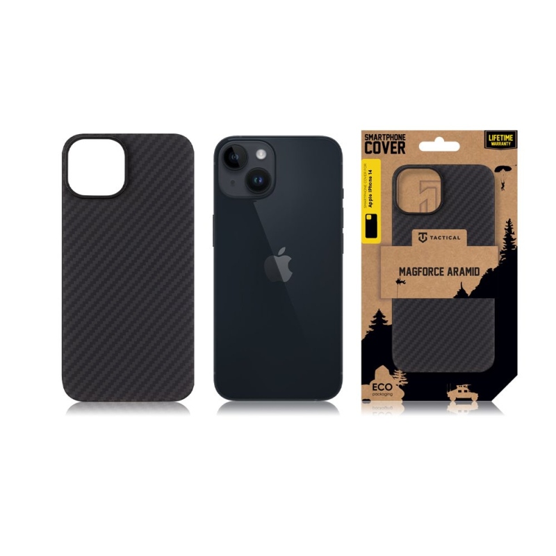 Tactical MagForce Aramid Kryt pre Apple iPhone 14 Black