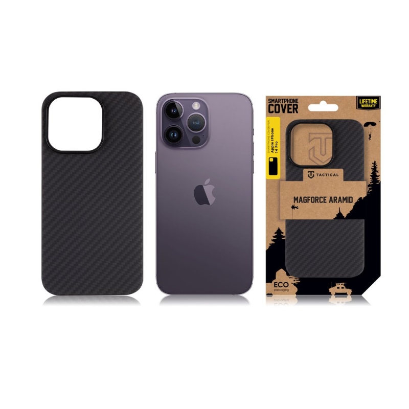 Tactical MagForce Aramid Kryt pre Apple iPhone 14 Pro Black