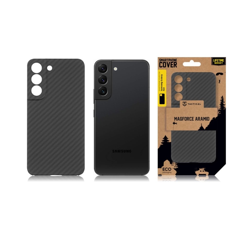 Tactical MagForce Aramid Kryt pre Samsung Galaxy S22 Black