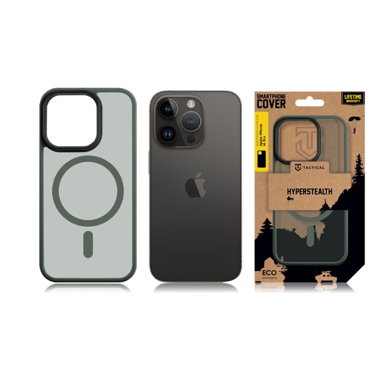 Tactical MagForce Hyperstealth Kryt pre iPhone 14 Pro Forest Green