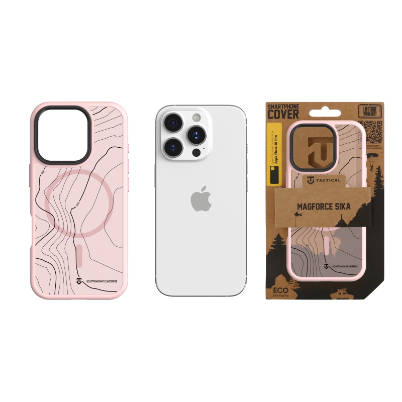 Taktický kryt MagForce Hyperstealth Sika pre iPhone 16 Pro Pink Panther