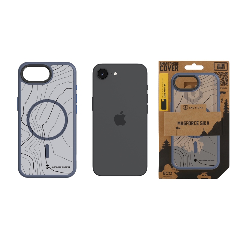 Taktický kryt MagForce Hyperstealth Sika pre iPhone 16e Deep Blue