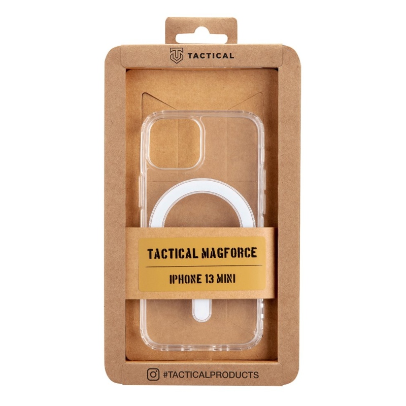 Tactical MagForce Kryt pre Apple iPhone 13 Mini - priehľadný