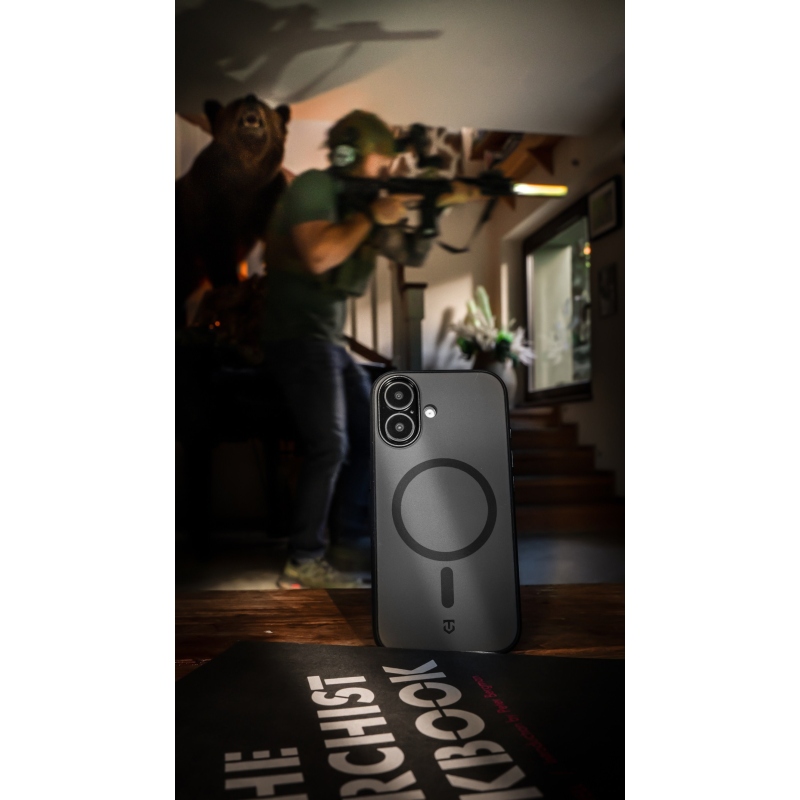 Taktický kryt MagForce SmoothIsFast pre Apple iPhone 17 Pro Asphalt