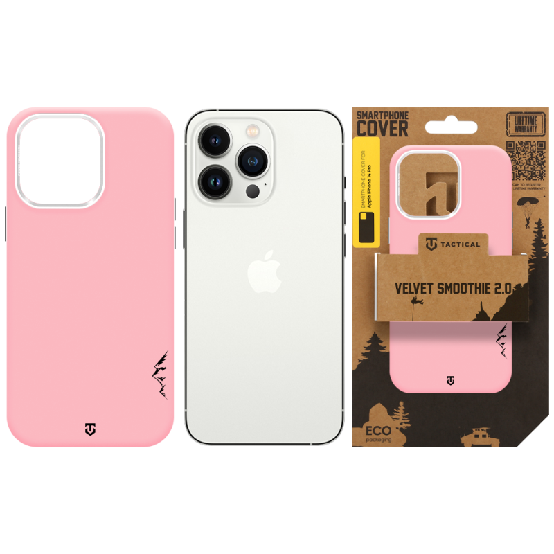 Tactical MagForce Velvet Smoothie 2.0 – puzdro pre Apple iPhone 14 Pro Pink Panther