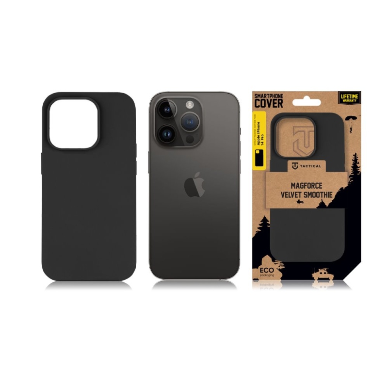 Tactical MagForce Velvet Smoothie Kryt pre Apple iPhone 14 Pro Asphalt