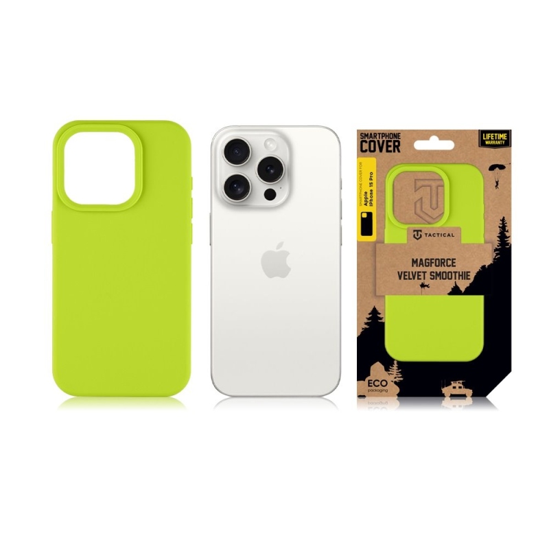 Tactical MagForce Velvet Smoothie Kryt pre Apple iPhone 15 Pro Avocado