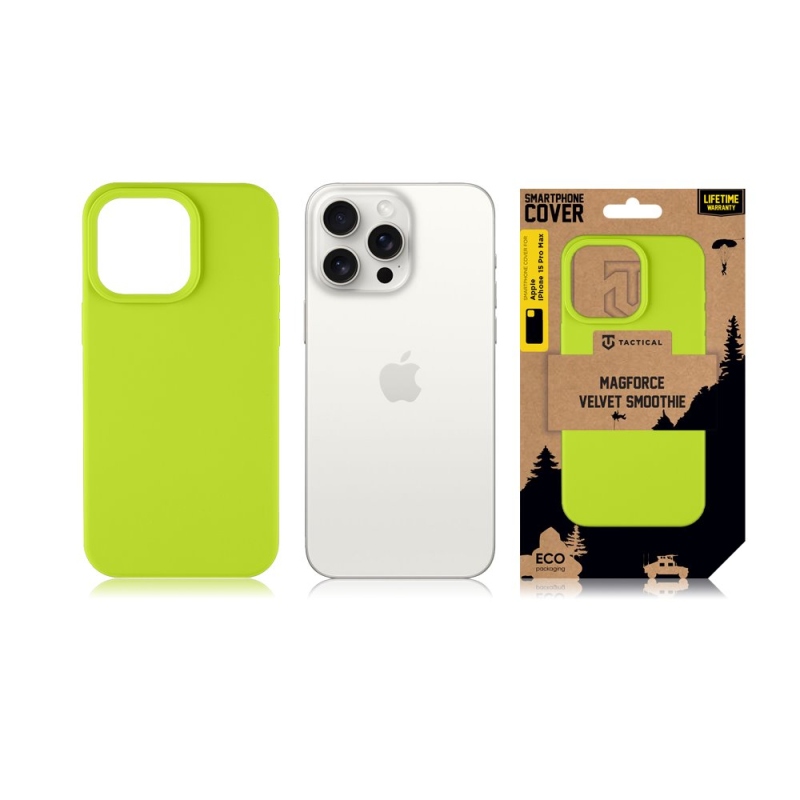 Tactical MagForce Velvet Smoothie Kryt pre Apple iPhone 15 Pro Max Avocado
