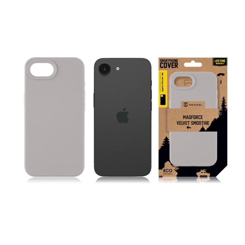 Taktický kryt MagForce Velvet Smoothie pre Apple iPhone SE4 Foggy