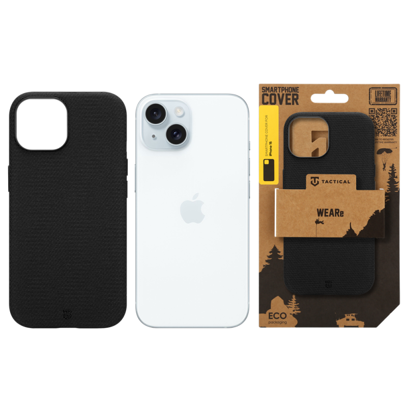 Tactical MagForce WEARe – puzdro pre Apple iPhone 15, čierne