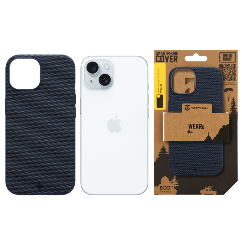Tactical MagForce WEARe – puzdro pre Apple iPhone 15, modré