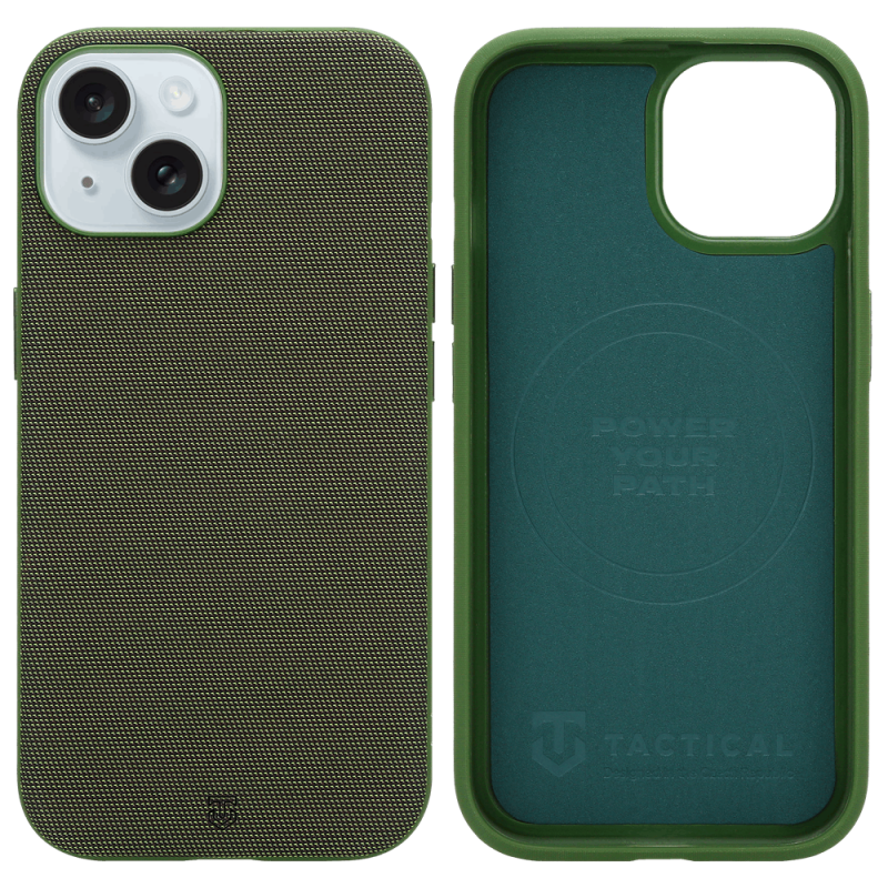 Tactical MagForce WEARe – puzdro pre Apple iPhone 15 v odtieni Forest Green