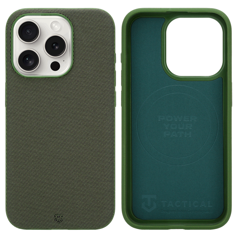 Tactical MagForce WEARe – puzdro pre Apple iPhone 15 Pro v farbe Forest Green