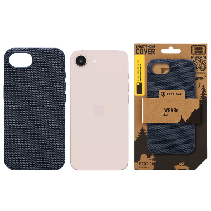 Tactical MagForce WEARe – puzdro pre Apple iPhone 16e/17e, modré