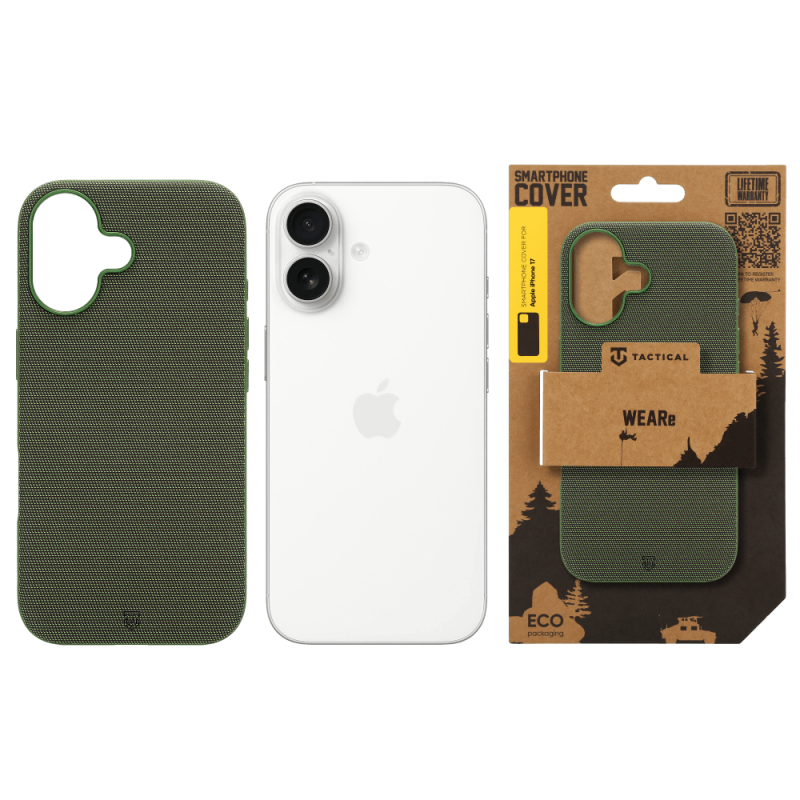 Tactical MagForce WEARe – puzdro pre Apple iPhone 17 v farbe Forest Green
