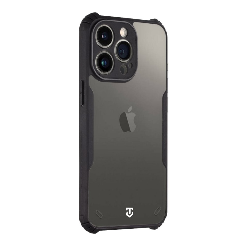 Tactical Quantum Stealth Kryt pre Apple iPhone 13 Pro Clear/Black