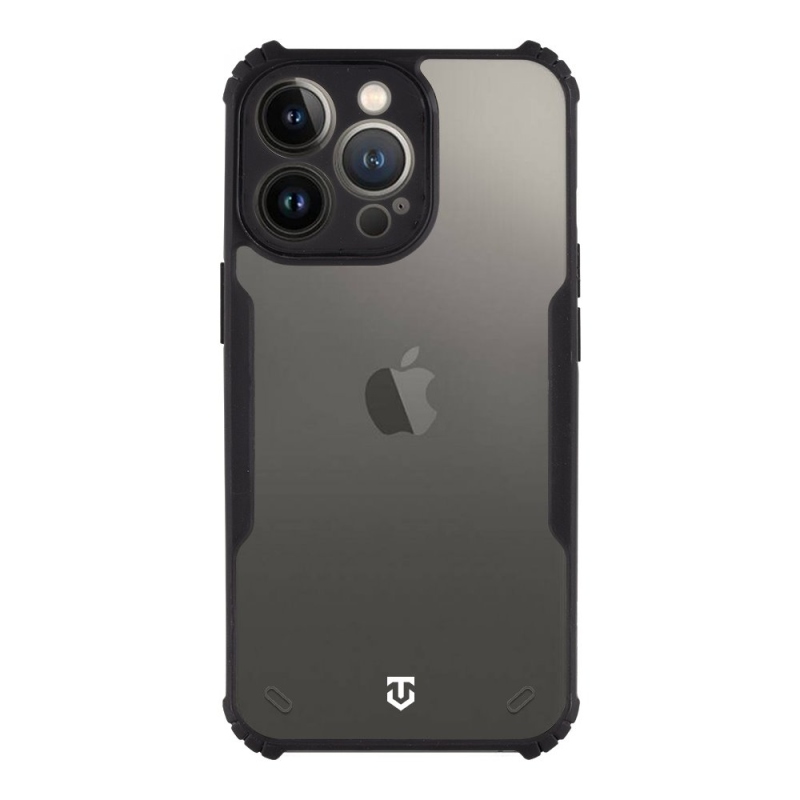 Tactical Quantum Stealth Kryt pre Apple iPhone 13 Pro Clear/Black