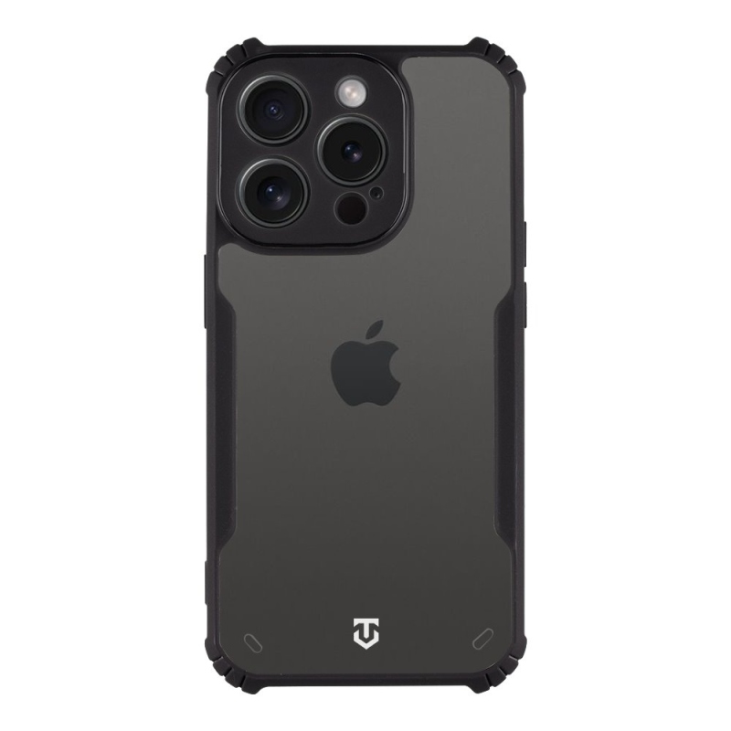 Tactical Quantum Stealth Kryt pre Apple iPhone 15 Pro Clear/Black