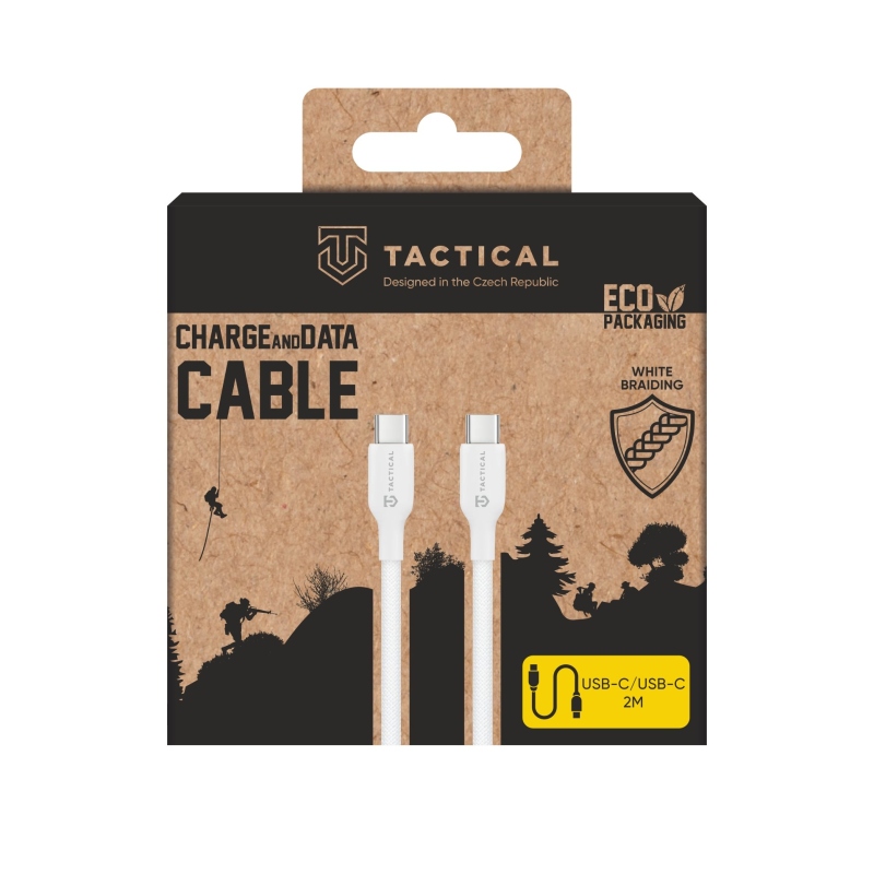 Tactical Stitch Thread Cable USB-C/USB-C 2m White