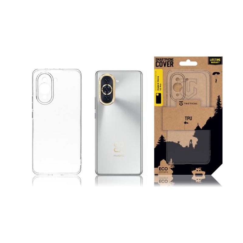 Tactical TPU Kryt pre Huawei Nova 10 Pro - priehľadný