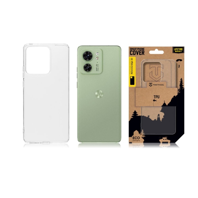 Tactical TPU Kryt pre Motorola Edge 40 - priehľadný
