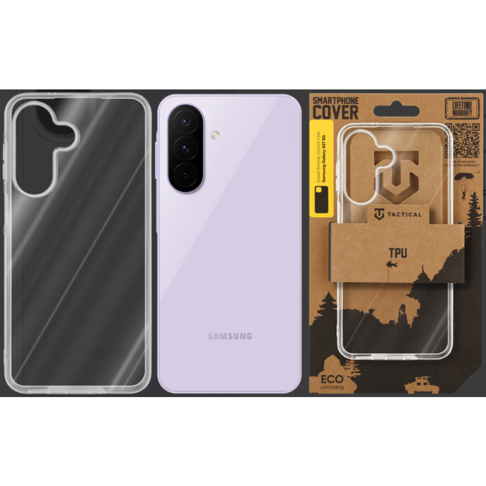 Taktický kryt TPU pre Samsung Galaxy A27 5G Transparent