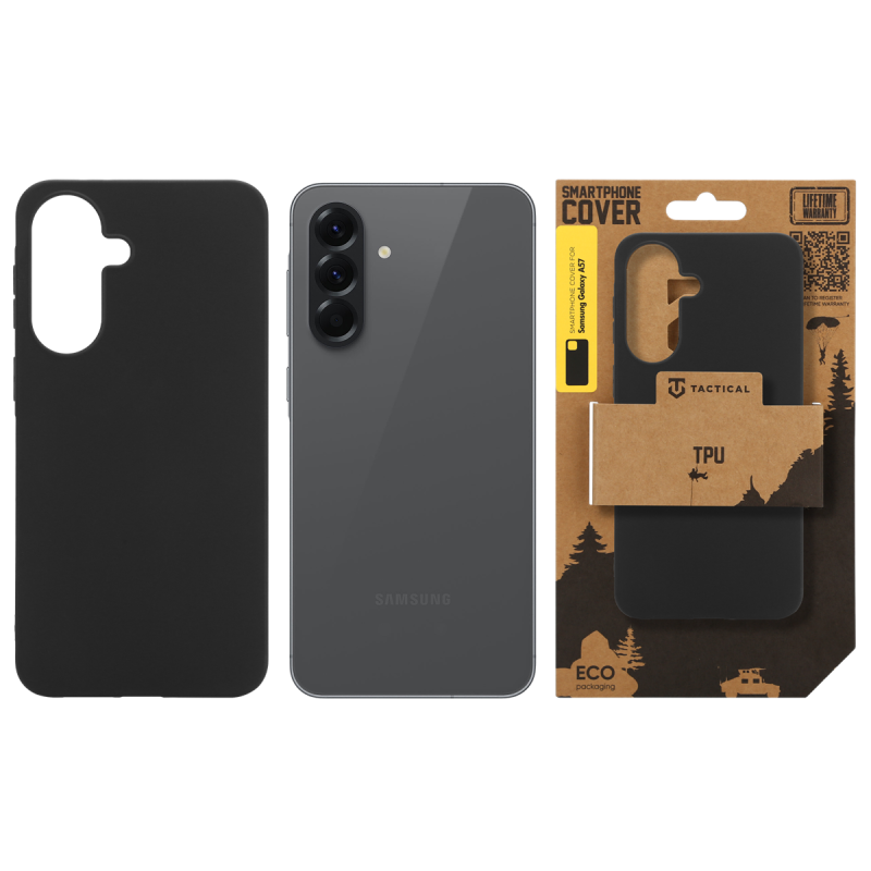 Taktický kryt TPU pre Samsung Galaxy A57 Black