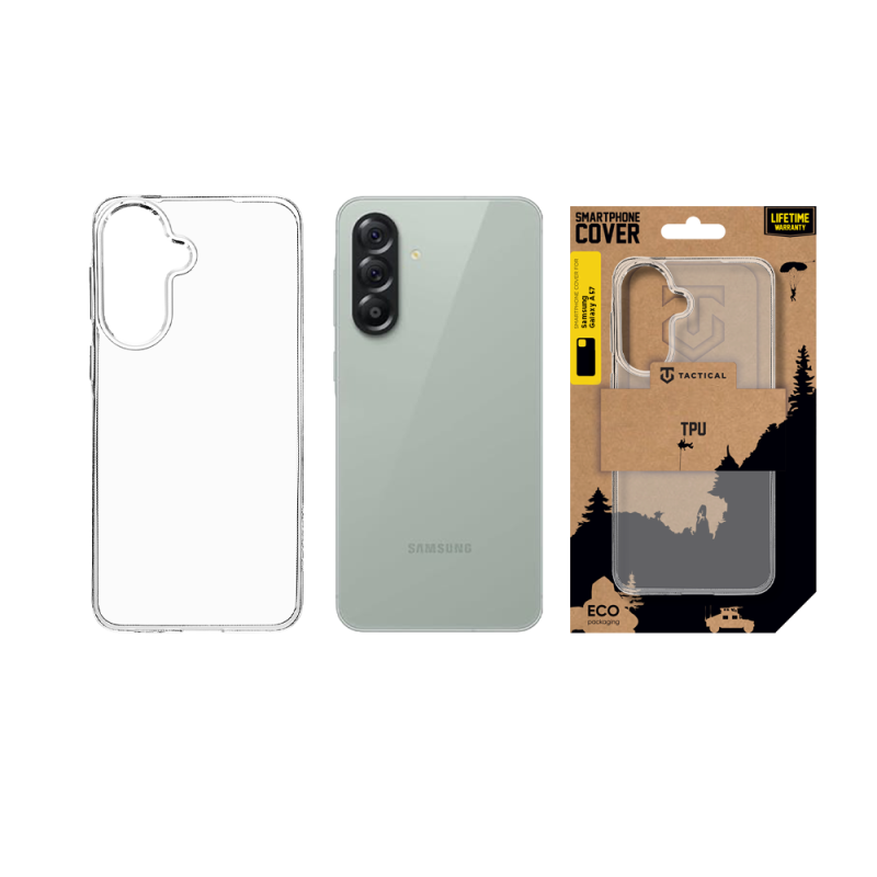 Taktický kryt TPU pre Samsung Galaxy A57 Transparent