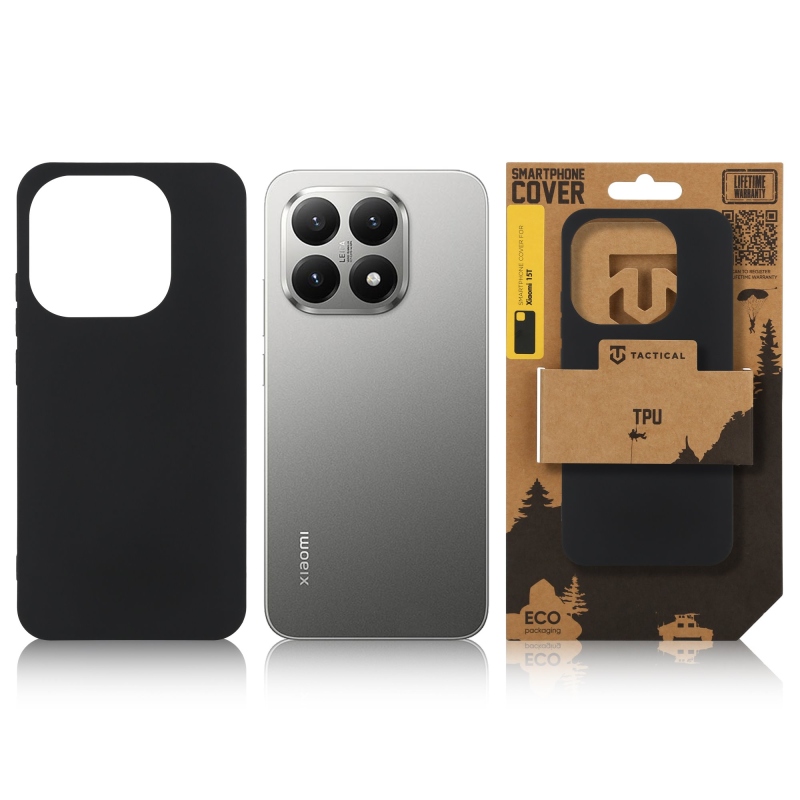 Taktický kryt TPU pre Xiaomi 15T Black