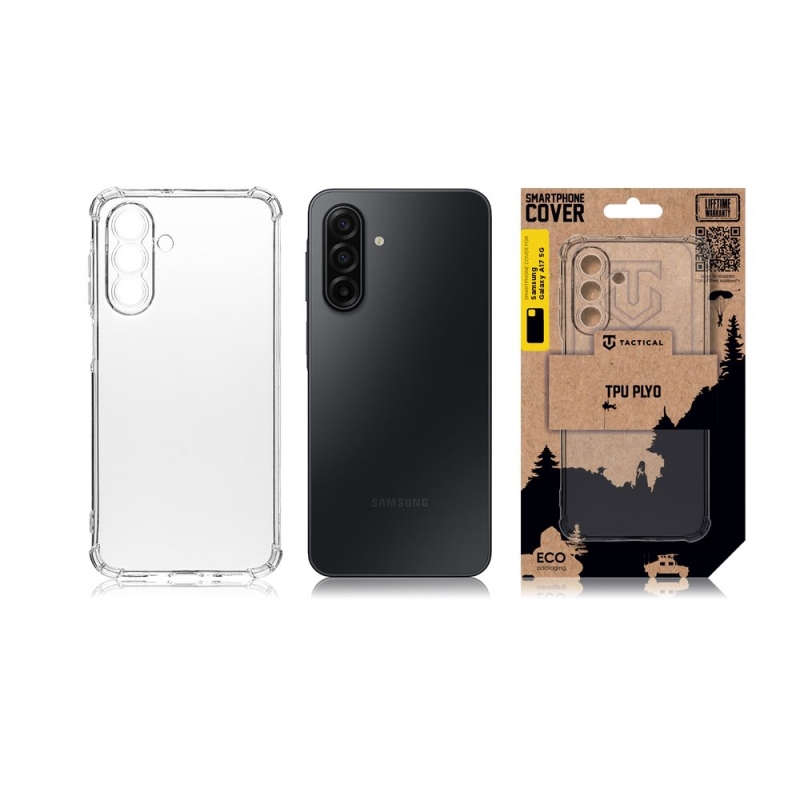 Taktický kryt TPU Plyo pre Samsung Galaxy A17 5G Transparent