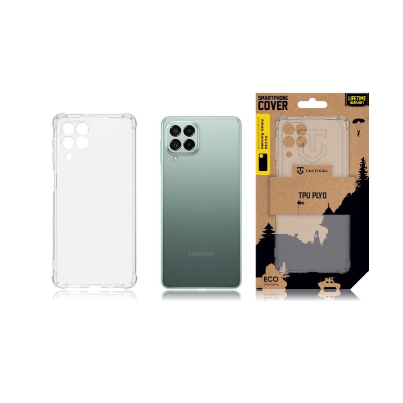 Tactical TPU Plyo Kryt pre Samsung Galaxy M53 5G - priehľadný