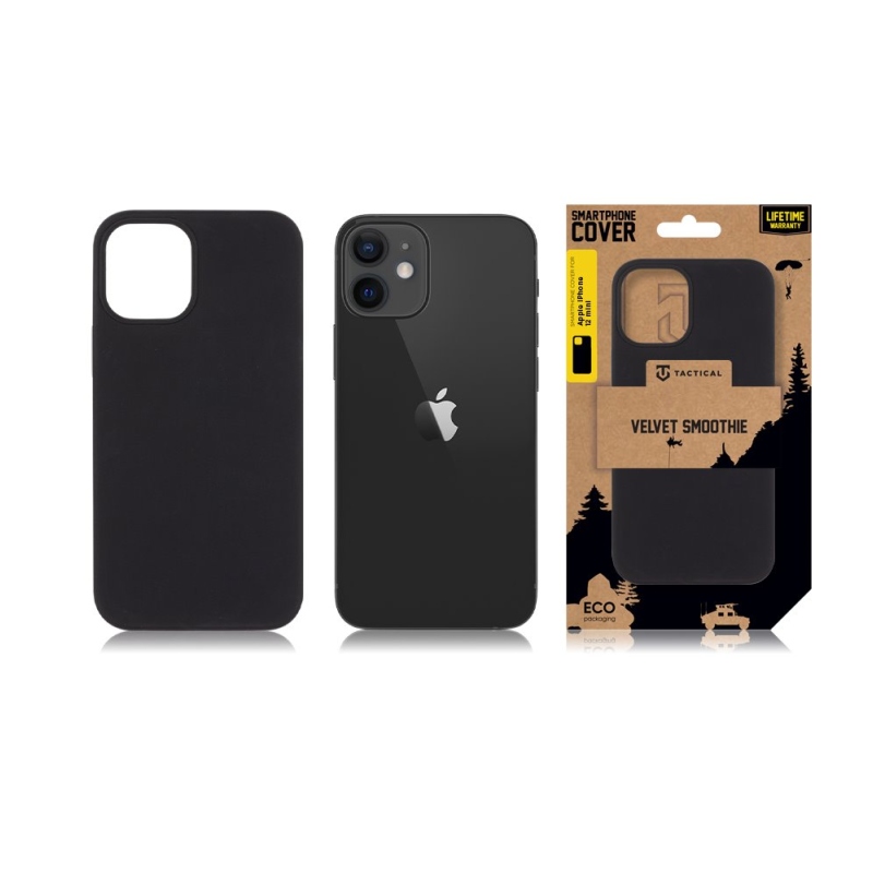 Tactical Velvet Smoothie Kryt pre Apple iPhone 12 Mini Asphalt