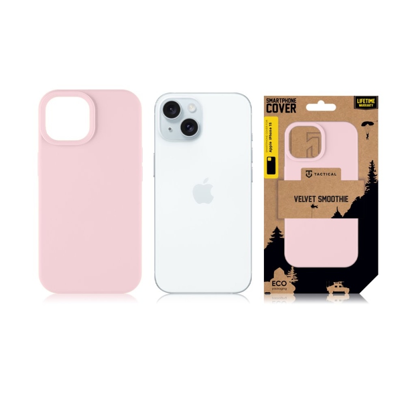 Tactical Velvet Smoothie Kryt pre Apple iPhone 15 Pink Panther