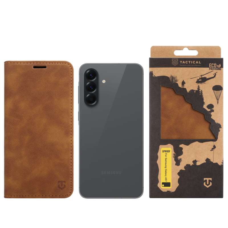 Taktická ochrana Xproof pre Samsung Galaxy A57 Mud Brown