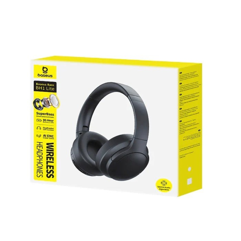 Bezdrôtové slúchadlá Baseus Bass BH1 Lite Cosmic Black