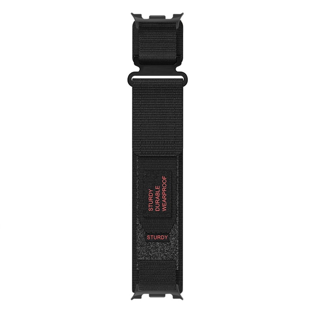 Tape nylonový remienok na Samsung Galaxy Watch8 Classic 46mm/Watch8 44mm/40mm - čierny