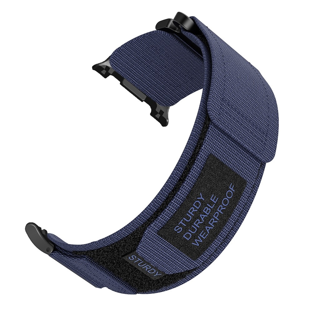 Tape nylonový remienok na Samsung Galaxy Watch8 Classic 46mm/Watch8 44mm/40mm - modrý