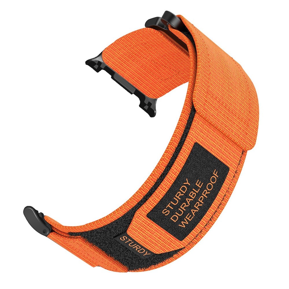 Tape nylonový remienok na Samsung Galaxy Watch8 Classic 46mm/Watch8 44mm/40mm - oranžový