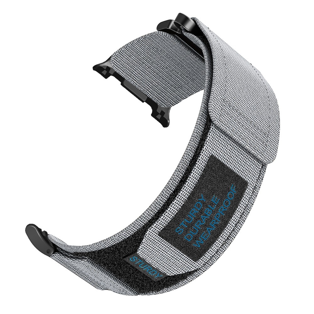 Tape nylonový remienok na Samsung Galaxy Watch8 Classic 46mm/Watch8 44mm/40mm - šedý