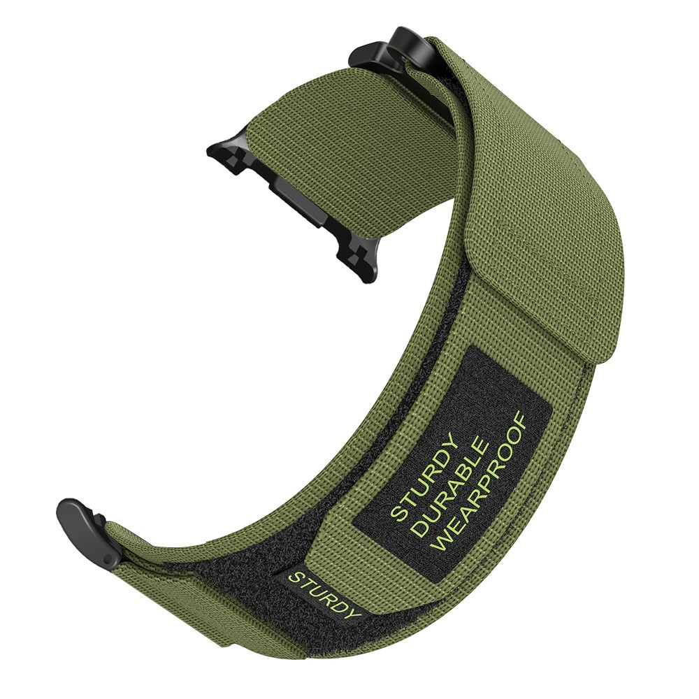 Tape nylonový remienok na Samsung Galaxy Watch8 Classic 46mm/Watch8 44mm/40mm - zelený