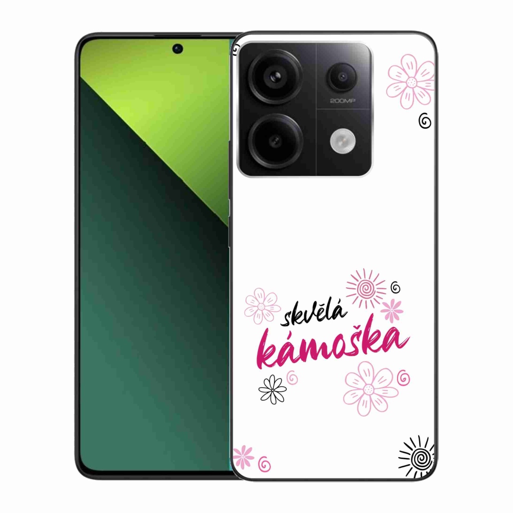 Gélový kryt mmCase na Xiaomi Redmi Note 13 Pro 5G/Poco X6 5G - skvelá kamoška biele pozadie