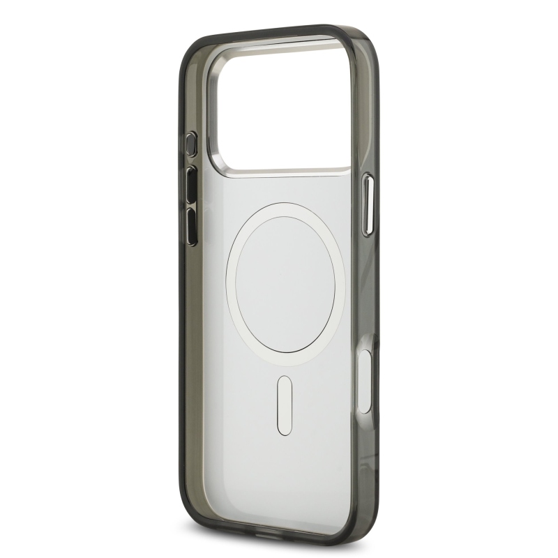 Karl Lagerfeld IML Aquarelle Karl and Choupette Zadný kryt pre iPhone 17 Pro Black