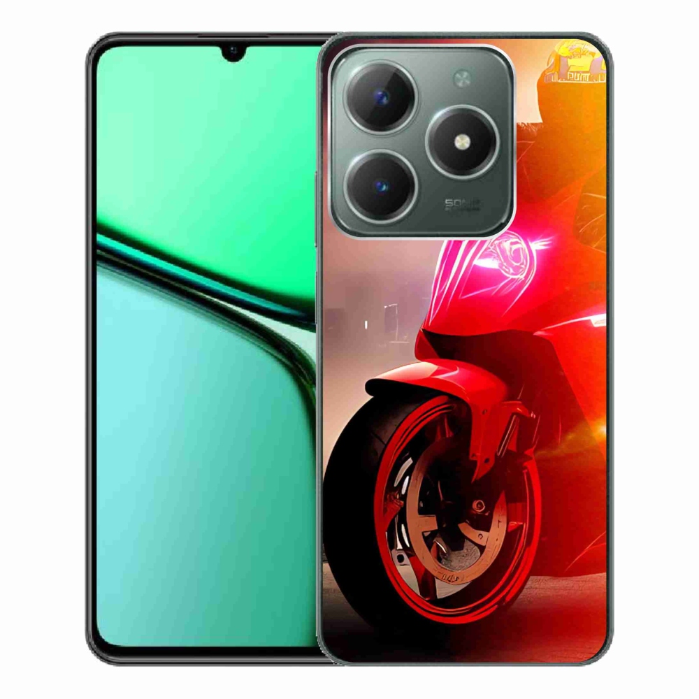 Gélový kryt mmCase na Realme C61 - motorka