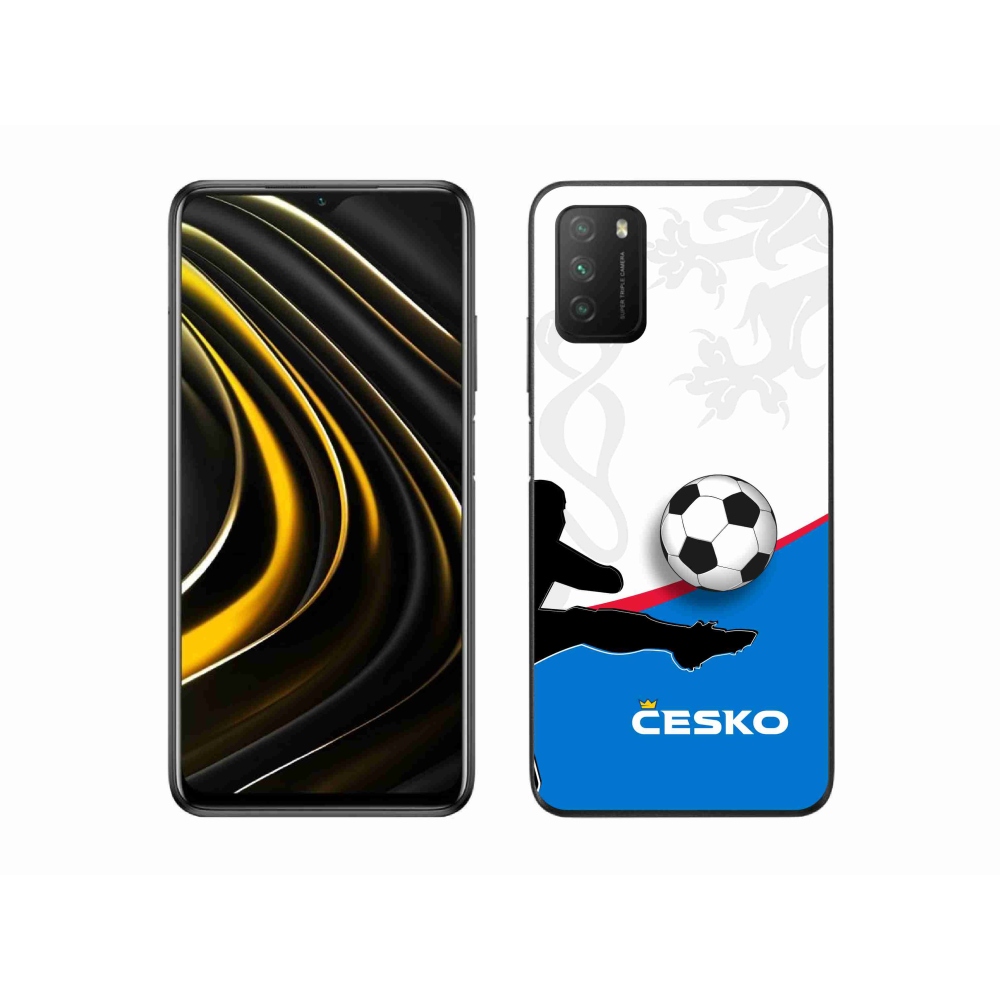 Gélový kryt mmCase na Xiaomi Poco M3 - futbal Česko 3